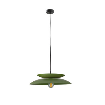 1 - Light Matte Black Dome Pendant