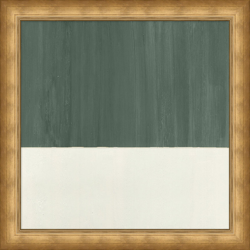 Textured Panel Painting by Thom Filicia, Green/White