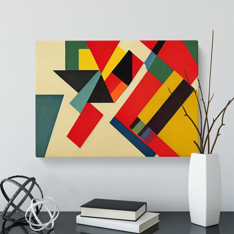 Modern Bauhaus Art Vol.2 Abstract - Wrapped Canvas Print, 35cm H x 50cm W x 3cm D