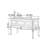 French Retro Style Black Five-drawer Writing Desk-533028595