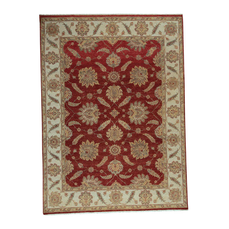 Wool Oriental Indoor Rug, Rectangle 8'10" x 12'1"