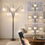 Lampe sur pied arquée 5 lumières Smart 80 "avec application et télécommande, têtes réglables, intensité variable 3000K-6000K pour le salon-272786221-273686879-290191601
