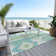 Machine Washable Indoor/Outdoor Chantille ACN1015 Mint Rug