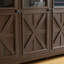 Buffet Farmhouse avec rangement avec 3 portes, armoire de rangement pour la cuisine, armoire à café avec tablette réglable pour la cuisine et le salon, L 68,35 po x l 15,35 po x H 34,65 po