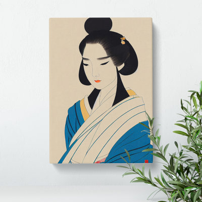 Classic Geisha No.4 - Wrapped Canvas Print
