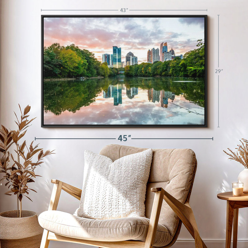 Impression sur toile Midtown Atlanta Park, H 29 po x l 43 po