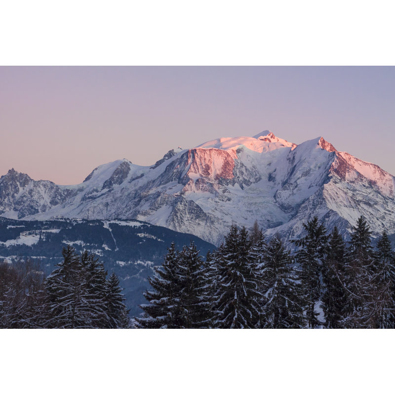 View Of Mont Blanc by NicoElNino - Wrapped Canvas Print, 30cm H x 46cm W x 3.8cm D