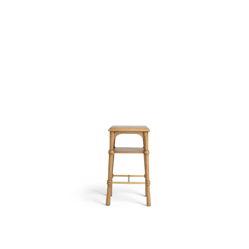 Peony Side Table, Chestnut