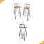 Tabouret industriel en bois et en métal