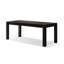 Table de salle à manger rectangulaire noire-1823317631