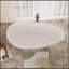 Baignoire de trempage autoportante en résine de luxe fabriquée à la main en blanc brillant avec trop-plein et bonde escamotable, parfaite pour les salles de bain modernes