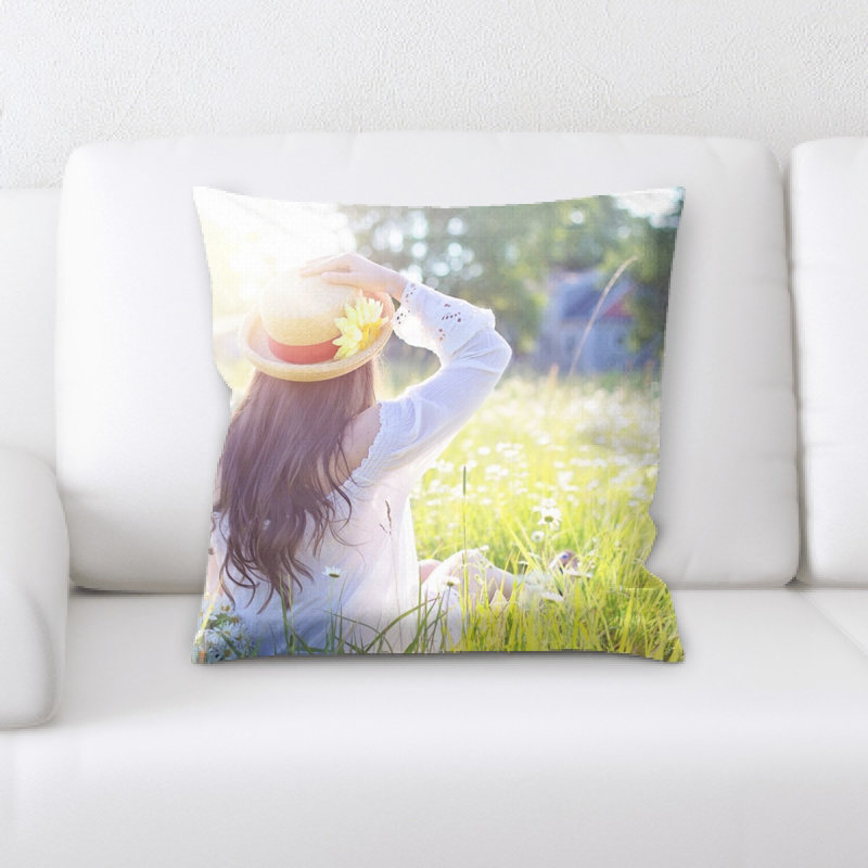 Coussin décoratif belle femme