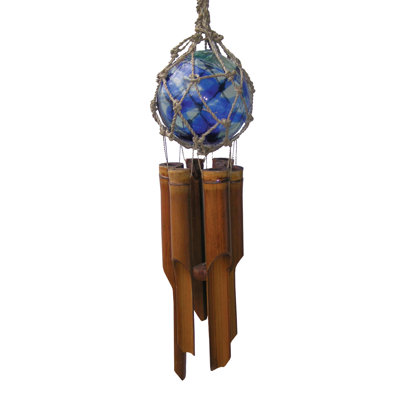 Wood Abstract Wind Chime
