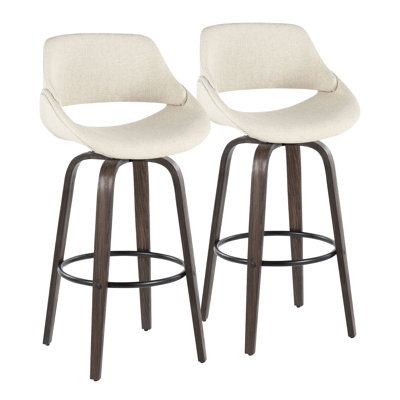 Tabouret de bar et de comptoir rembourré Najrin