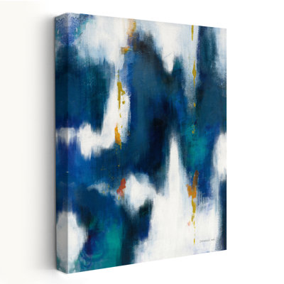Art abstrait abstrait et bleu II