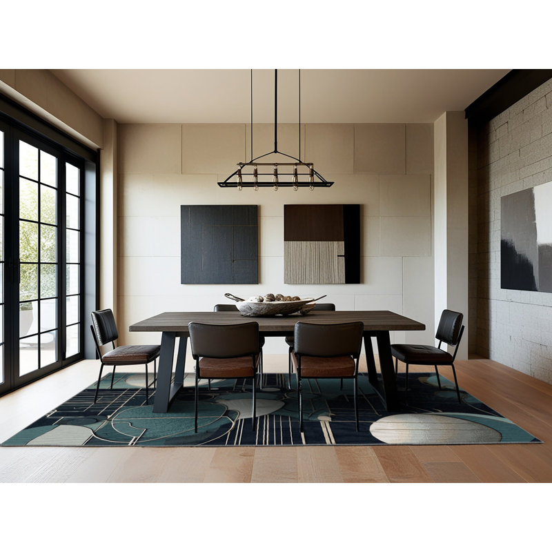 Aurora Matrix Rug, Square 8'