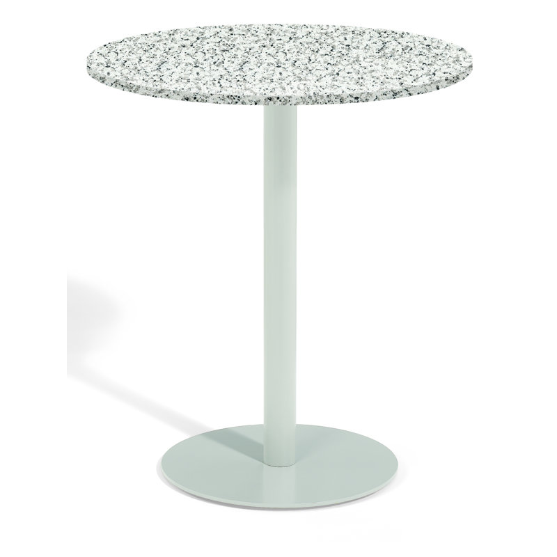 Travira Round Bar Table, 36" L x 36" W, Granite Ash