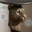 Table d'appoint Leopard Head