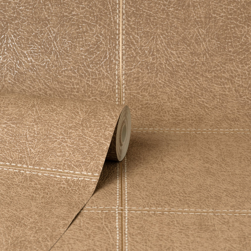 Camden Stitch Wallpaper, Tan