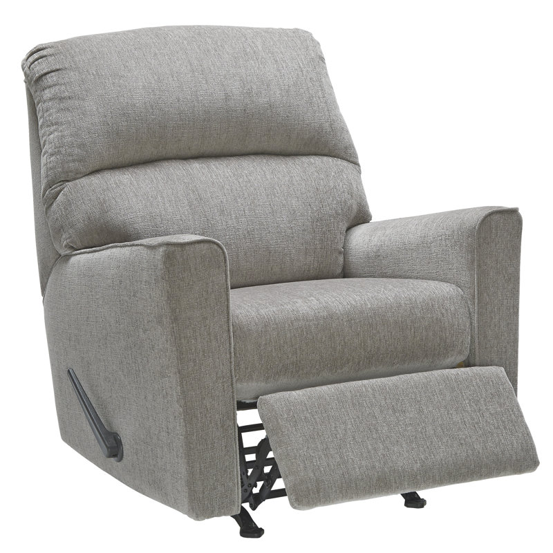 Rikako Upholstered Recliner, Alloy 100% Polyester"