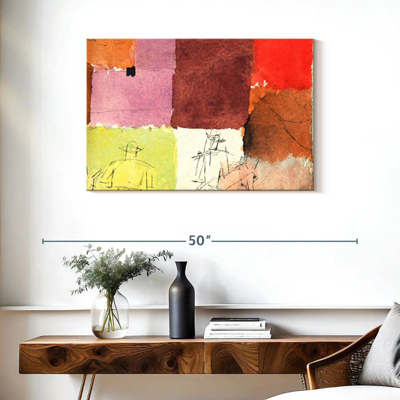 Composition d'Avery avec personnages, H 24 po x l 36 po