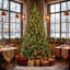 Arbre de Noël vert avec lumières-1575742210