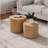 Nesting Coffee Table Set with Natural Tree Ring Finish