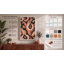 Flowing Forms Mid-Century - Wrapped Canvas-53837168-53837173