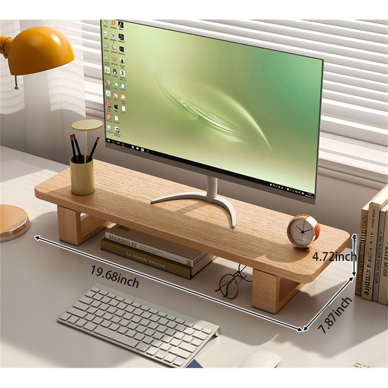 Support pour écran d'ordinateur de bureau ergonomique