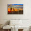 Cactus coucher de soleil sur toile 3 pièces-92790341
