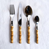Panda 4 - Piece Stainless Steel Flatware Set - Service for 1
