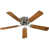 Satin Nickel with Teak / Walnut Blades
