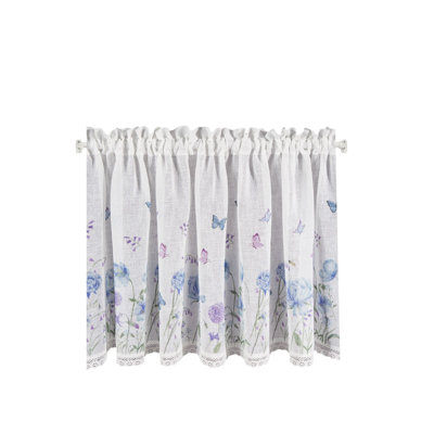 Nene Slot Top Sheer Single Curtain