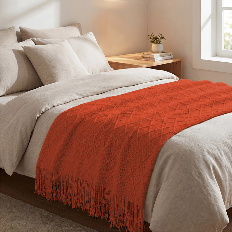 Throw Blanket, Red