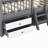 Twin Size Wood Bed House Bed Frame-1052840773