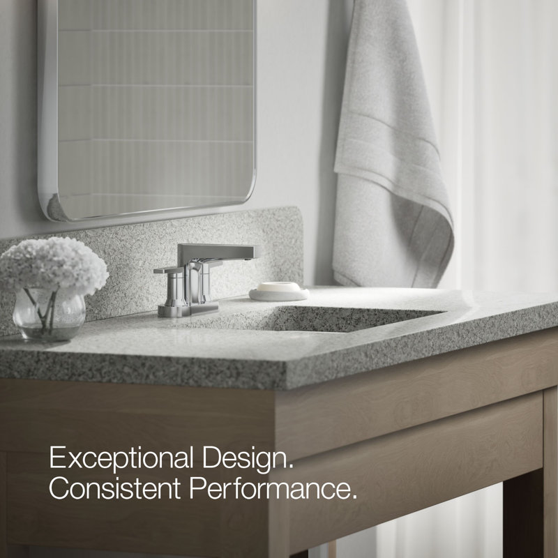 Taut Centerset Bathroom Sink Faucet, Polished Chrome