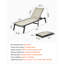 Méridienne pliable 2 pièces