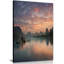 Sunrise Over A Chinese River by Not An Artist - Wrapped Canvas Print-1507056916-1507056911