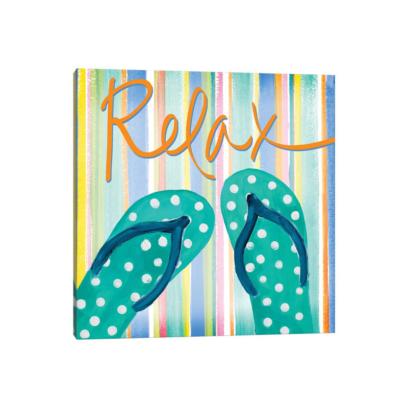 Flip Flop Retreat III, H 12 po x l 12 po x P 0,75 po