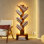 6 Tier Tree Bookshelf, Tall Bookcase, Freestanding Book...