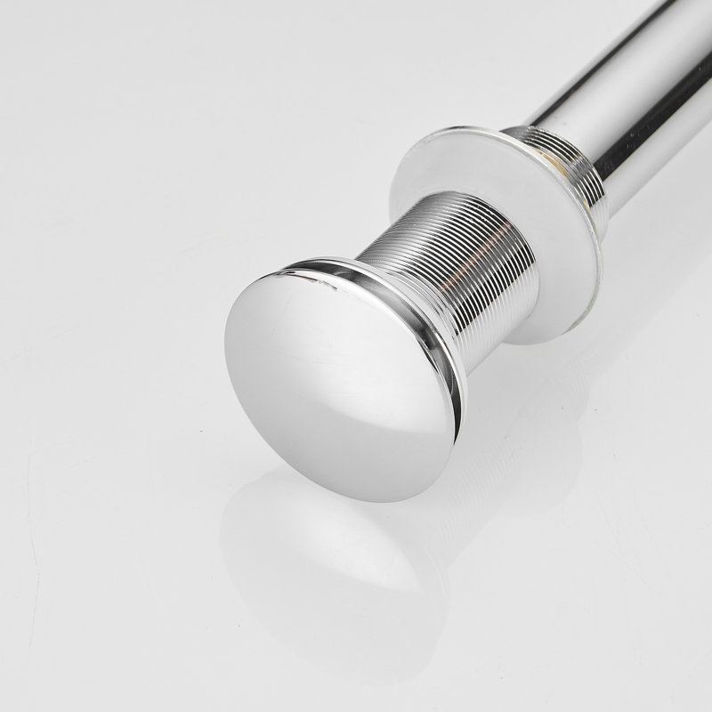 2.4'' W Drain Stopper, No, Polished Chrome