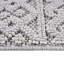 Tapis tissé et tapis 2x8, motif géométrique blanc, antitache, pour dortoir pour chambre de bébé, tapis sous les pieds doux, tapis pour animaux de compagnie 2x8, vestibule d'étude, entretien facile,