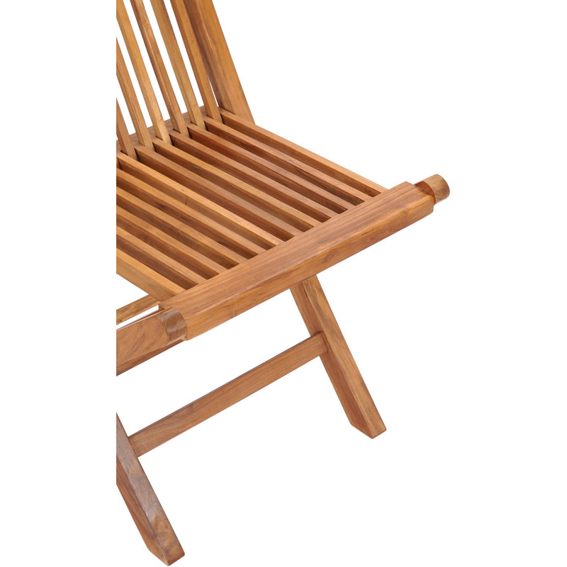 California Outdoor Teak Dining Side Chair