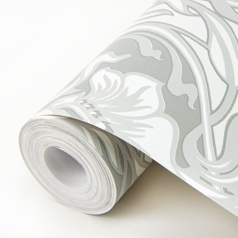 Rouleau de papier peint à peindre L 33 pi x l 20,5 po Brittany, Blanc