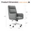 Fauteuil de direction pivotant avec appui-tête Modern-2025003626
