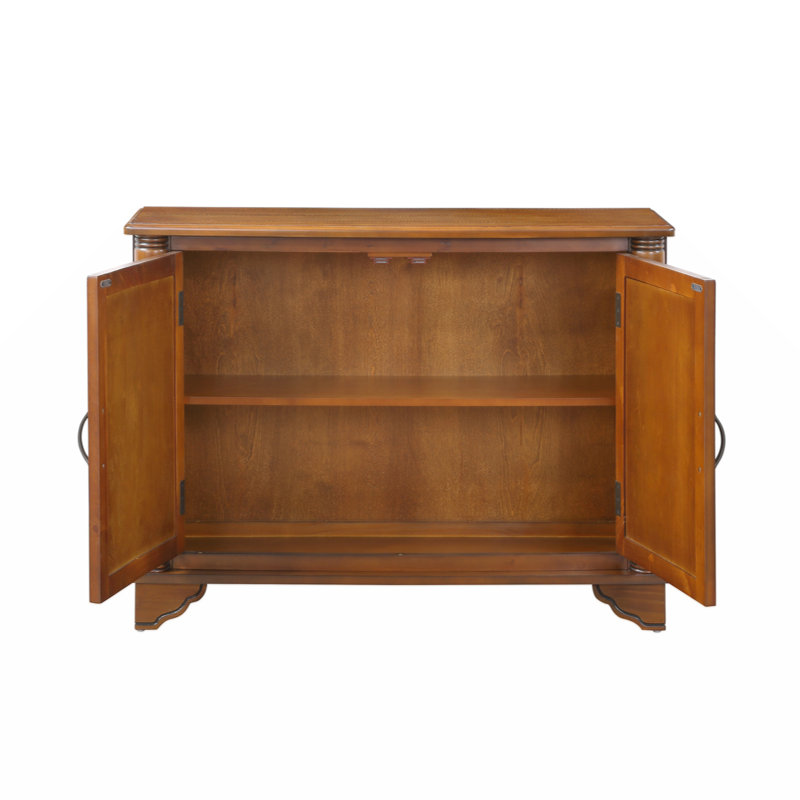 Console Donela avec tablette de rangement réglable, table de hall d'entrée rétro avec tablette de rangement réglable, table de canapé pour le couloir, entrée, salon, vestibule