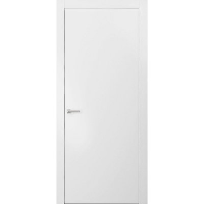 Porte intérieure moderne avec poignée | Planum 0010 | Garniture simple à panneau simple Regural | Portes de salle de bain robustes