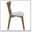 Daglosten Off-white and Chestnut 5-piece Dining Set