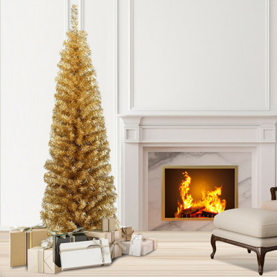 Arbre de Noël champagne 6 'H