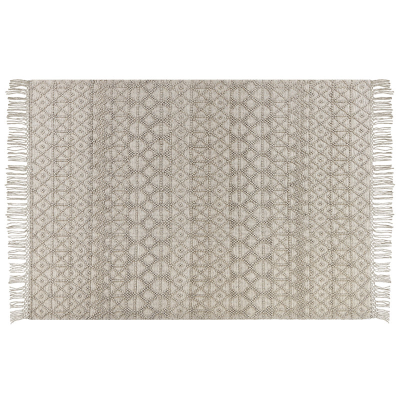 Oxly Geometric Hand Woven Area Rug, Rectangle 160 x 230cm